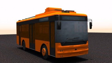 trolleybus bogdan t50110 3d model in bus 3dexport vehicle trolley ua ukr ukraine city public transport t501 3d print model - Mito3D