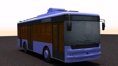 trolleybus bogdan t60111 vehicle bus trolley ua ukr ukraine city public transport t601 3d print model - Mito3D