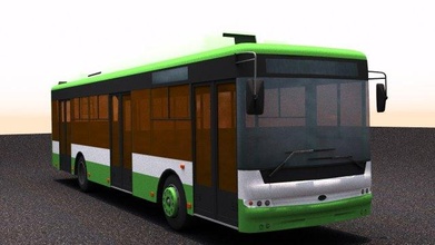 trolleybus Bogdan t70115 version véhicule autobus chariot ua royaume uni Ukraine ville Publique transport t701 poly 3d print model - Mito3D