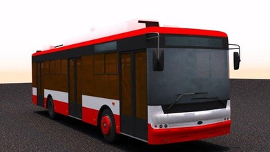 trolleybus bogdan t70115 vehicle bus trolley ua ukr ukraine city public transport t701 3d print model - Mito3D