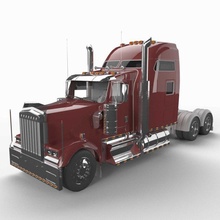truck kenworth 3d model in trailers 3dexport trailer flatbed transport cargo semi vehicle lorry freight shipping heavy industry trucking logistics machine automobile auto 3d print model - Mito3D