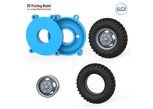 truck tire mold wheel 3d print model in automotive 3dexport car rotation automobile vehicle rc scania silicone volvo tamiya man rubber pour copy 3d print model - Mito3D