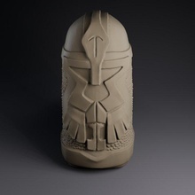 thor 3d impressão modelo in escultura 3dexport totem discurso deus nordico viking vikingo celta 3d print model - Mito3D