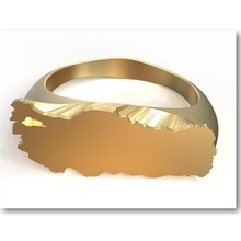turchia anello gioielli mensring moda stile la 3d print model - Mito3D