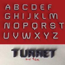 turret uppercase lowercase 3d letters stl file print model in 3dexport alphabet 3dletters 3dprint 3dmodel text font fonts type language decorations gadget lettering 3dlettering sign hobby homemade fusion360 3d print model - Mito3D