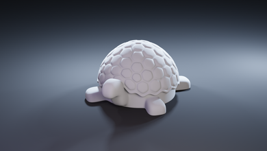 kaplumbağa 3d yazdır model in 3dexport heykelcik oyuncak hayvan parçalı kabuk dekor dekorasyon kutu konteyner komik depolama işlevsel aksesuarlar ev sahne banka 3d print model - Mito3D