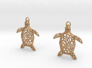 turtle earrings pendientes tortugas 3d print model - Mito3D