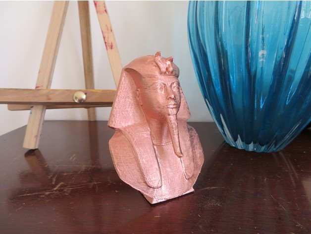 tutankhamun 3d print model in sculpture 3dexport egypt cairo king man great 3D print model - Mito3D