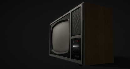 velho tv livre 3d modelo in corredor 3dexport 3d print model - Mito3D