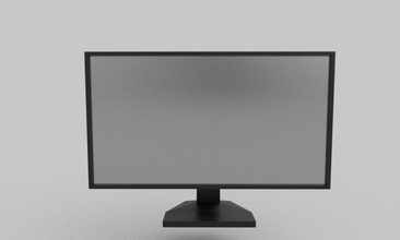 tv or moniteur 3d modèle in 3dexport poste télévision ordinateur électronique 3d print model - Mito3D