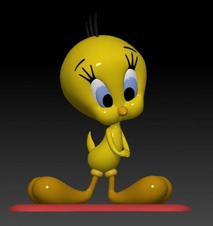 tweety animaux 3d print model - Mito3D