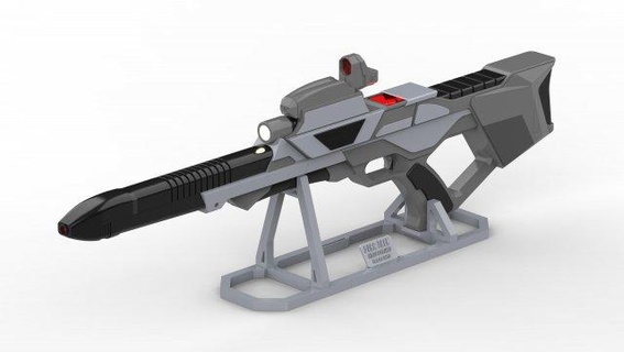 3 Nêmesis phaser rifle Estrela caminhada imprimível stl arquivos 3d impressão modelo brinquedos cosplay construir faça arma vídeo descoberta contac 3d print model - Mito3D