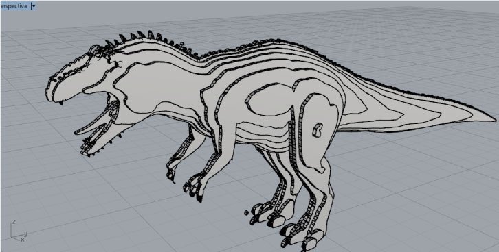 tiranossauro rex serial avião 3d impressão modelo in 3dexport animal dinossauros 3D print model - Mito3D