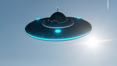 ufo game 3d model in real spacecraft 3dexport 3d print model - Mito3D