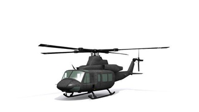 uh 1 venom helicopter american amy 3d print model - Mito3D