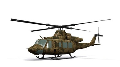 uh 1 venom 3d model in helicopter 3dexport resque army armor 3d print model - Mito3D