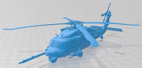 uh 40 military helicopter printable 3d print model in automotive 3dexport hobby micro scale fly 3d print model - Mito3D