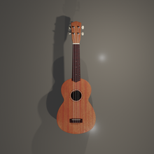 ukulele 3d model in guitar 3dexport cheap musicalinstrument single solo melody 3d print model - Mito3D