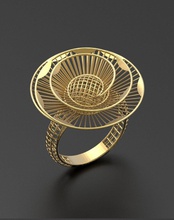 ultra anillo de visión la joyería filigrana moda 3d print model - Mito3D