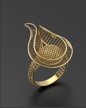 ultra anillo de visión la joyería filigrana moda 3d print model - Mito3D