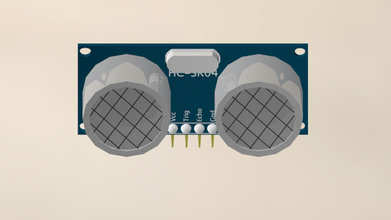 ultrason sensör ultrasonik sensörler elektriksel 3d print model - Mito3D