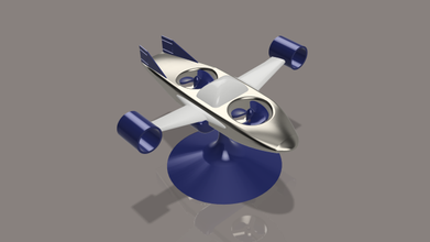 marin drone 3d modèle in 3dexport turbines conception assemblée vis rationalisé 3d print model - Mito3D