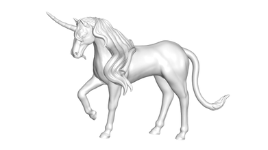 unicorn sculpture 3d print model - Mito3D