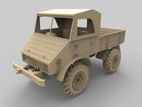 unimog truck 3d print model in automotive 3dexport car cars hobby auto printcar drive rc toy plastic 3d print model - Mito3D