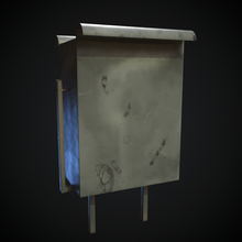 urban trash iron paint dirt dust poly game ready pbr metal city dirty bin props garbage rubbish container exterior 3d print model - Mito3D