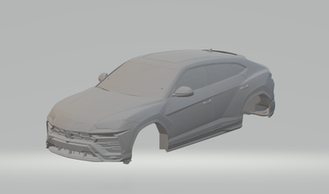 urus slot araba yuvası slotcar döküm sıcak hotwheels yarış ml 3d print model - Mito3D