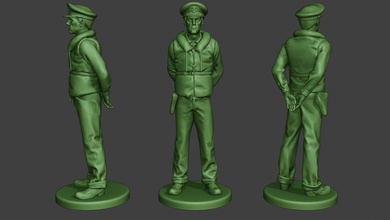 us navy officer ww2 usn1 3d print model in figurines 3dexport miniature figure sculpture man soldier war military army naval american sailor allies usa boat ptboat task forces 3d print model - Mito3D