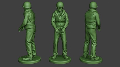 us navy sailor ww2 action2 usn1 3d print model in figurines 3dexport miniature figure sculpture man soldier war military army naval american allies usa boat ptboat task forces 3d print model - Mito3D