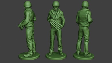 us marine matrose ww2 munition usn1 3d drucken modell figuren 3dexport miniatur zahl skulptur soldat krieg militär armee amerikanisch alliierte usa boot ptboat aufgabe kräfte 3d print model - Mito3D