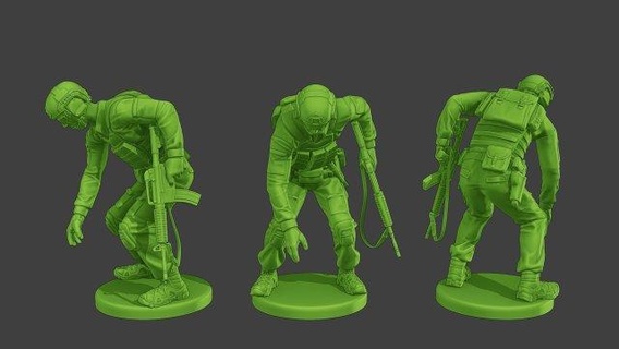 us special forces ussf1 001 3d print model in figurines 3dexport figure miniature sculpture war battle man helmet worldwar allies action-figure soldier military army hair american thompson cover fire 3d print model - Mito3D