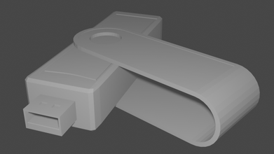 USB flaş Bedava usb flash 3d print model - Mito3D