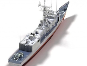 fahrion ffg22 ohp classe frégate court coque version 3d modèle in bataille navale 3dexport poiré danger marine navire combat militaire 3d print model - Mito3D