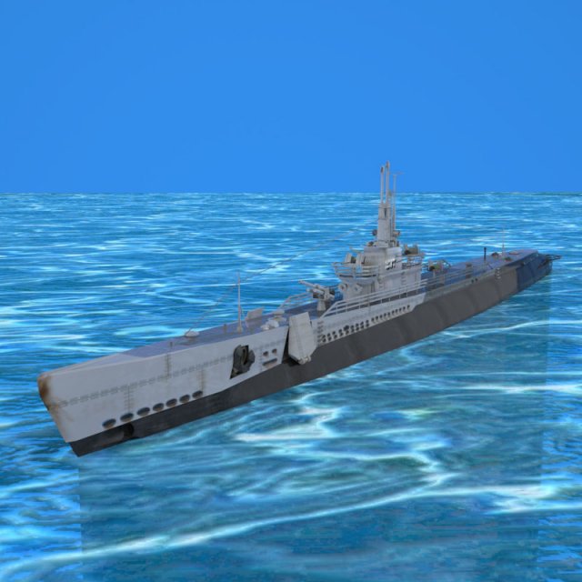 uss auslösen 3ds obj formate 3d modell boot 3dexport schiff fahrzeug amerikanisch marine historisch transport 3D print model - Mito3D