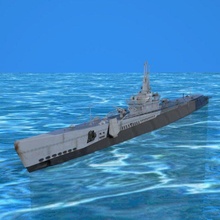 uss tetiklemek in 3ds obj biçimleri 3d model denizaltı 3dexport gemi tekne araç amerikan donanma tarihi ulaşım 3d print model - Mito3D