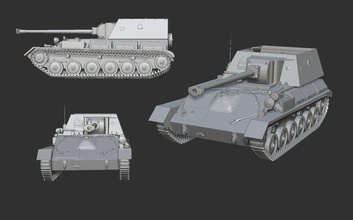 SSCB tank pack 2 20 yazdırın panzer paketi prin oyun oyuncak 3d print model - Mito3D