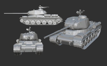 ussr tank paketlemek yazdır 20 tanklar 3 3d model in oyuncaklar 3dexport panzer oyuncak oyun 3d print model - Mito3D