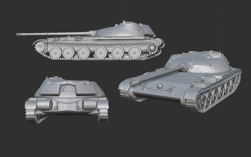 ussr tanque pacote impressão 20 tanques 5 3d modelo in brinquedos 3dexport jogos panzer 3d print model - Mito3D