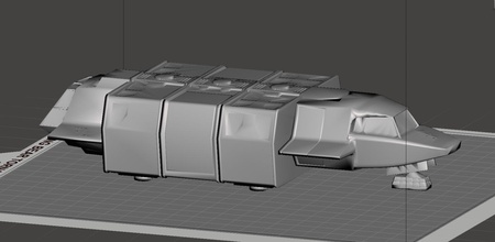 v visitantes transporte 3d impresión modelo in 3dexport vvisitores vinvasionextraterrestre invasión extraterrestre 3d print model - Mito3D