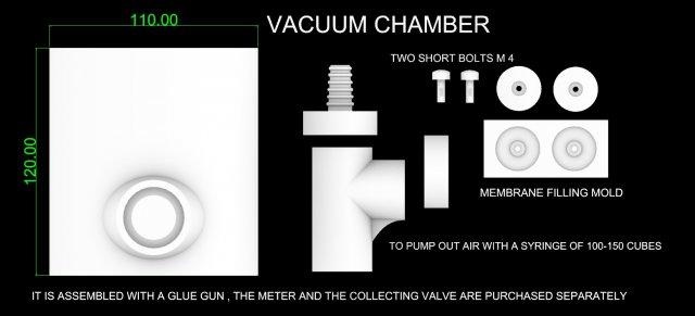 vacuum chamber  accessories chamber vacuum  3d print model - Mito3D