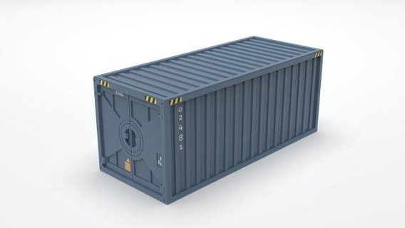 tapfer Rahmen maritim Container Versammlung Zubehör Box Lager Kunst Spielzeug csgo Schütze randalieren 3d print model - Mito3D