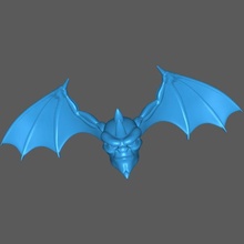 vargouille malthak volare testa gratuito 3d stampa modello in tavola giochi 3dexport dnd draghi dungeon mostro creatura caos warhammer 3d print model - Mito3D