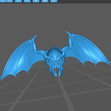 vargouille spalle volare testa gratuito 3d stampa modello in gioco accessori 3dexport dnd warhammer dungeon draghi mostro creatura caos 3d print model - Mito3D