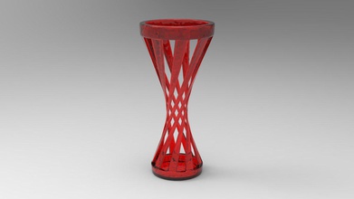 vaso 3d impressão modelo in acessórios 3dexport torção 3d print model - Mito3D