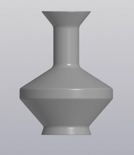 vase bottle 3d print model in decor 3dexport gardener indoor flower bowl bouquet houseware 3d print model - Mito3D