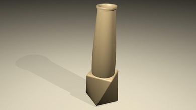 vase frei 3d drucken modell dekor 3dexport 3d print model - Mito3D