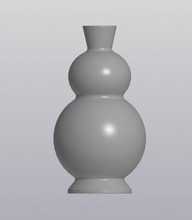 vase lady gardener indoor flower bowl bouquet houseware 3d print model - Mito3D